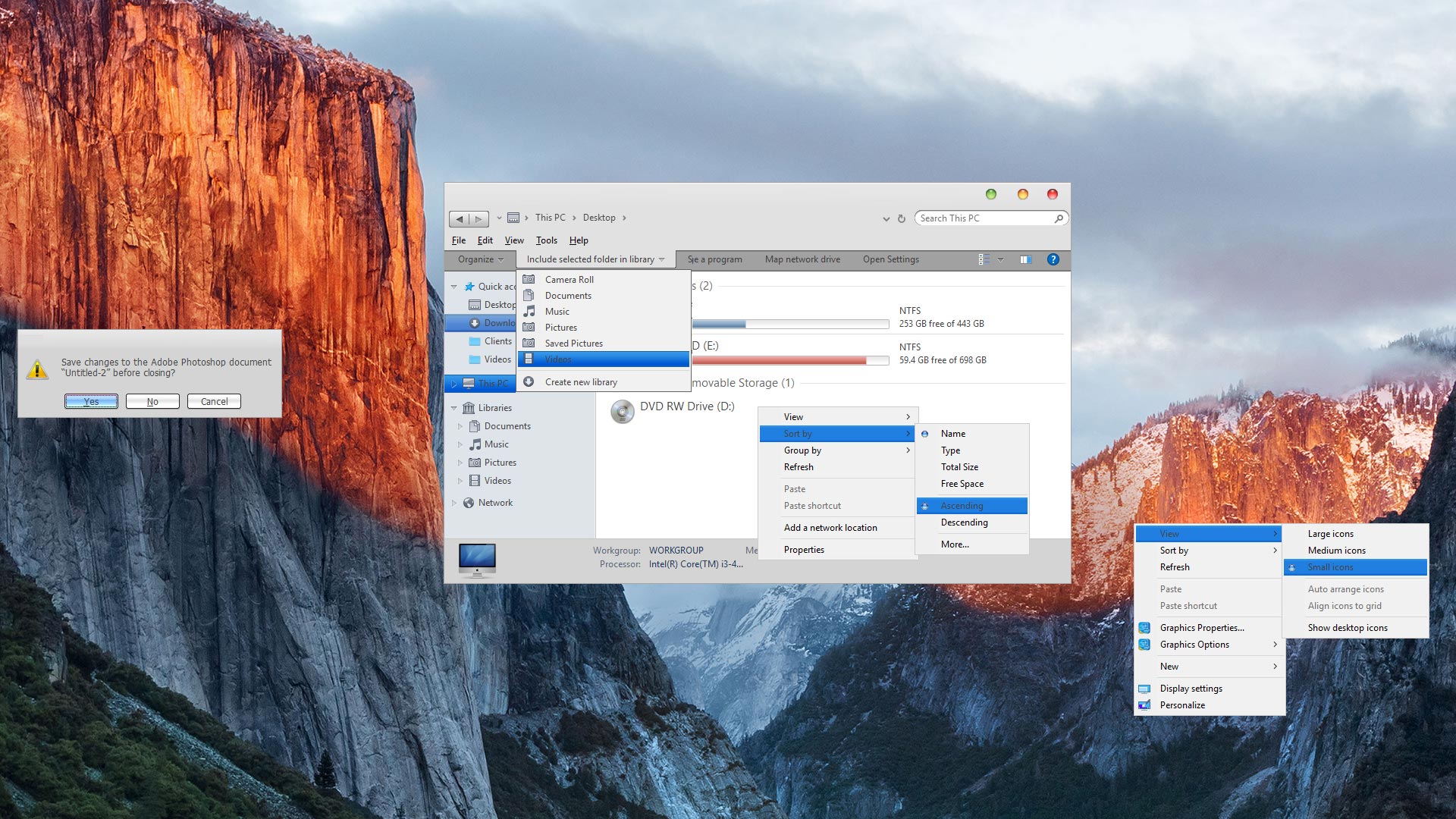 windows like theme for mac free